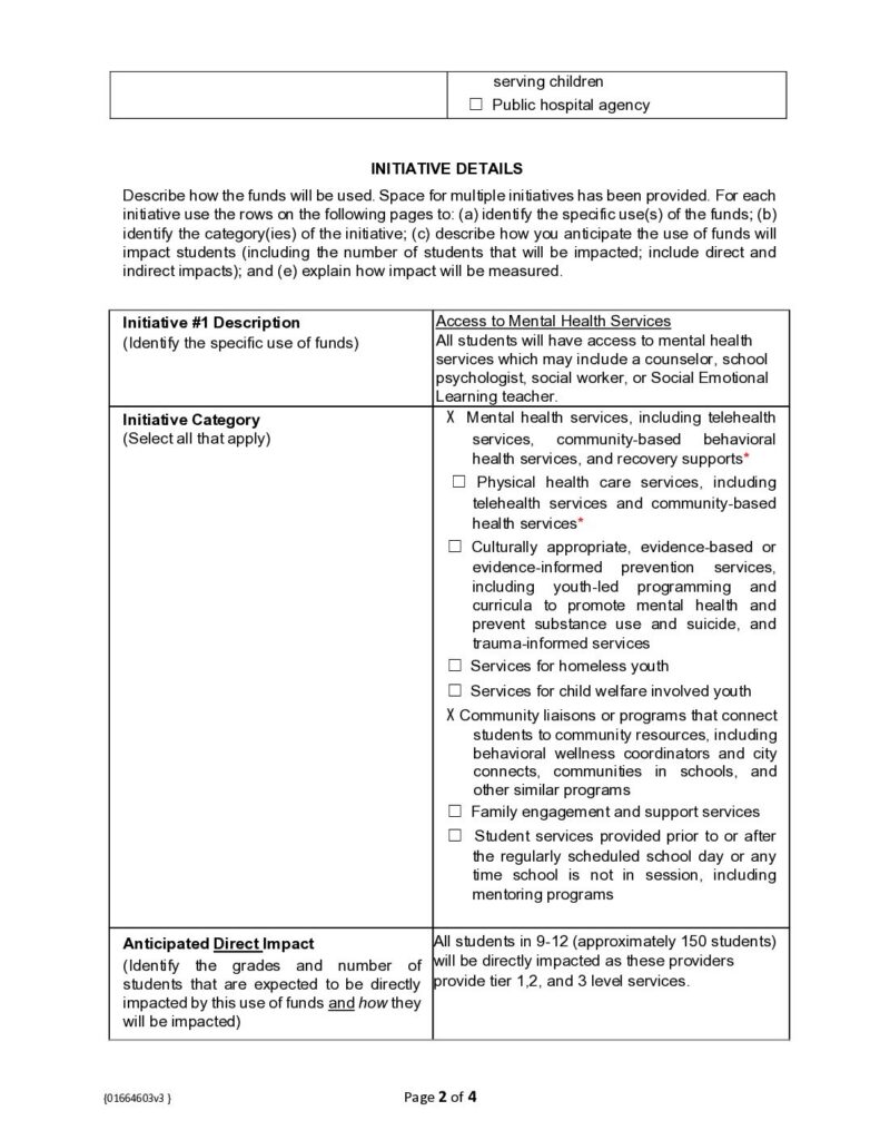 Promise FY26 Success and Wellness Funds Plan pg2